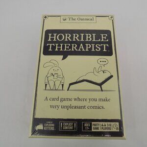 Horrible Therapist Game Sealed Extra Horrible Edition Explicit 17+ Cards Funny